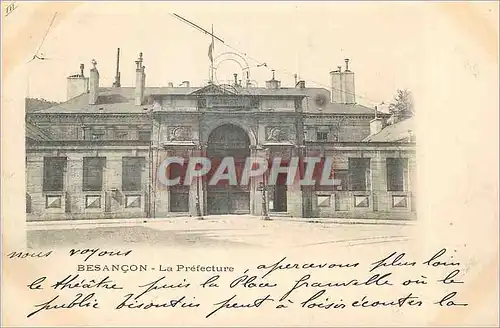 Cartes postales Besancon La Prefecture (carte 1900)