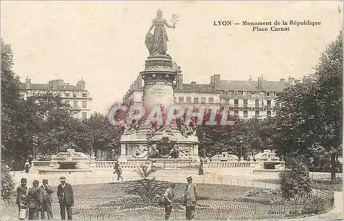 Cartes postales Lyon Monument de la Republique Place Carnot