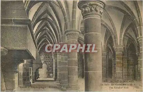 Cartes postales Mont Saint-Michel La Salle des Chevaliers