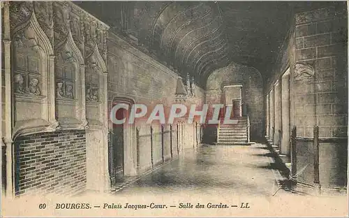 Cartes postales Bourges Palais Jacques Coeur Salle des Gardes