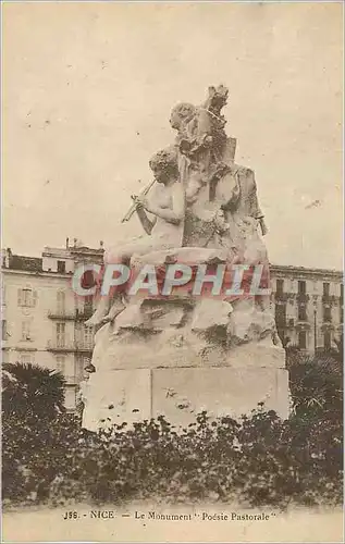 Cartes postales Nice Le Monument Poesie Pastorale