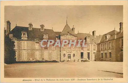 Ansichtskarte AK Alencon Hote de la Prefecture du style Louis XIII Ancienne Intendance de la Generalite