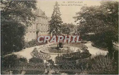 Cartes postales Montauban Le Square de la Prefecture