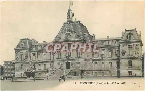Cartes postales Evreux (Eure) L'Hotel de Ville