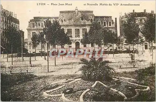 Cartes postales Lyon Place de Jean-Mace et Nouvelle Mairie du VIIe Arrondissement