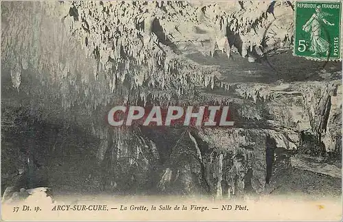 Cartes postales Arcy-Sur-Cure La Grotte la Salle de la Vierge