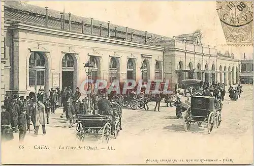 Cartes postales Caen La Gare de l'Onest