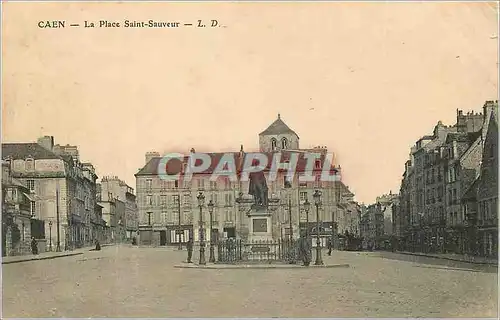 Ansichtskarte AK Caen La Place Saint-Sauveur