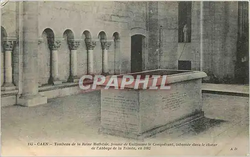 Ansichtskarte AK Caen Tombeau de la Reine Mathilde femme de Guillaume la Conquerant inhumee dans le choeur de l'A