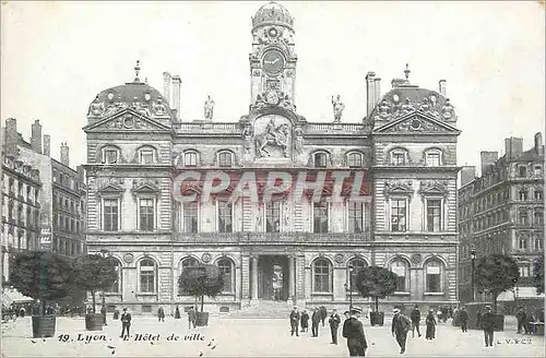 Cartes postales Lyon l'Hotel de ville