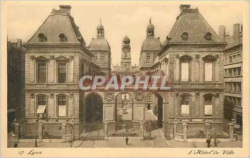 Cartes postales Lyon l'Hotel de ville