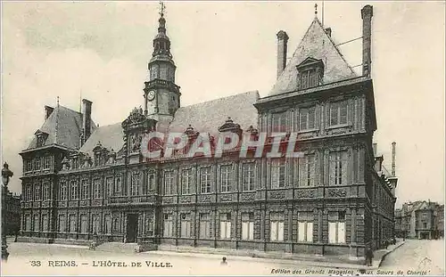 Cartes postales Reims L'Hotel de Ville