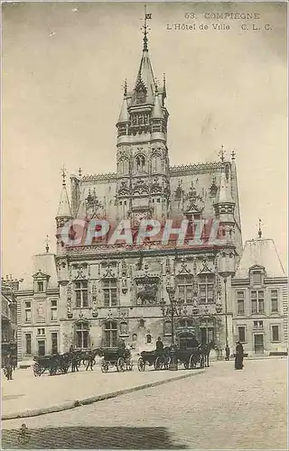 Cartes postales Compiegne L'Hotel de Ville