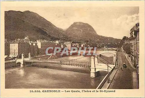 Ansichtskarte AK Grenoble Les Quais l'Isere et le St-Eynad