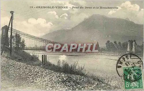 Ansichtskarte AK Grenoble-Vienne Pont du Drac et le Moucherotte