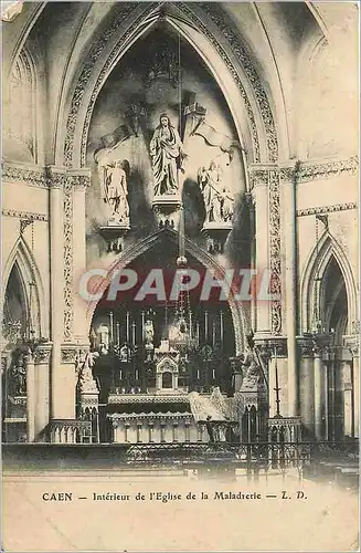 Ansichtskarte AK Caen Interieur de l Eglise de la Maladrerie