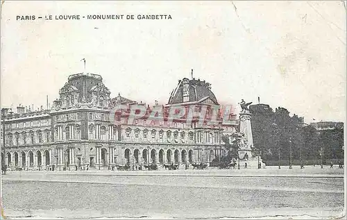 Cartes postales Place Le Louvre Monument de Gambetta