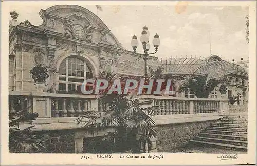 Cartes postales Vichy Le casino vu de profil
