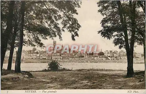 Cartes postales Nevers Vue generale