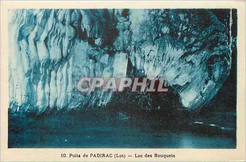 Cartes postales Puits de Padirac Lot Lac des Bouquets
