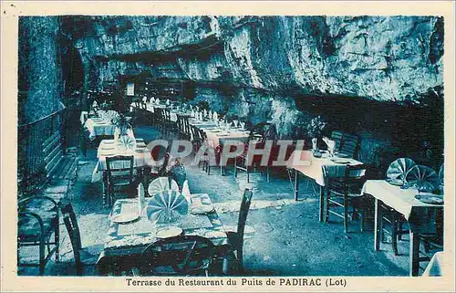 Cartes postales Terrasse du Restaurant du Puis de Padirac Lot