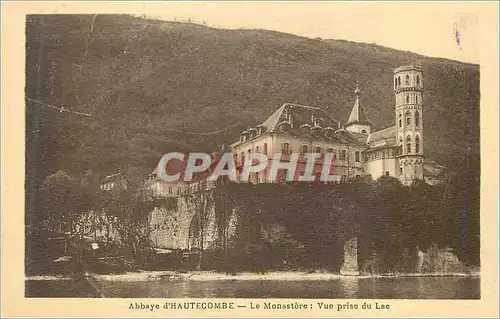 Cartes postales Abbaye d Hautecombe Le Monastere Vue prise du Lac