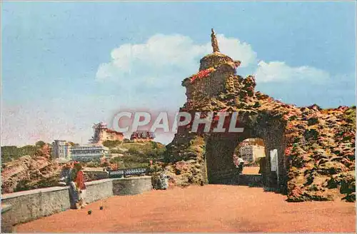 Cartes postales Biarritz Rocher de la Vierge