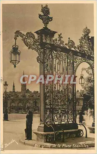 Cartes postales Nancy Une grille de la Place Stanislas