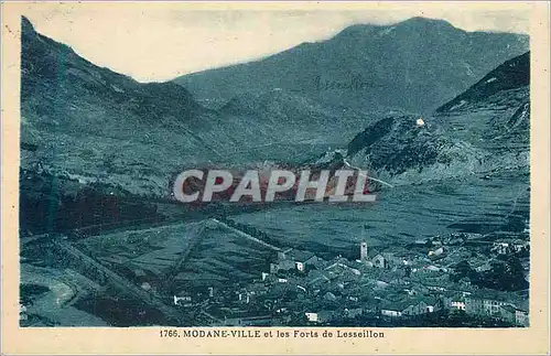 Cartes postales Modane Ville et les Forts de Lesseillon
