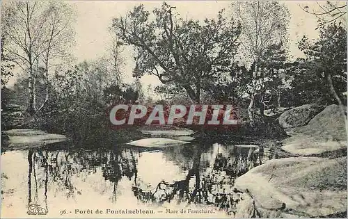 Cartes postales Foret de Fontainebleau Mare de Franchard