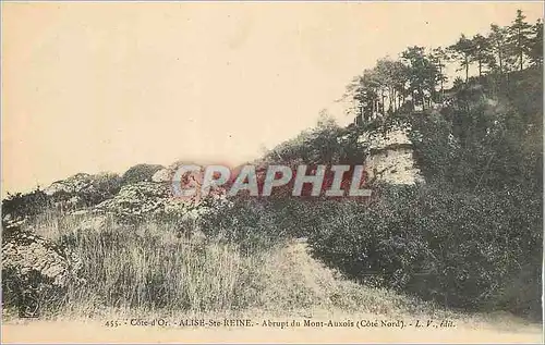 Cartes postales Cote d Or Alise Ste Reine Abrupt du Mont Auxois Cote Nord