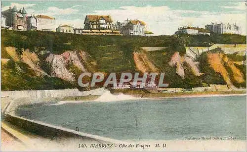Cartes postales Biarritz Cote des Basques