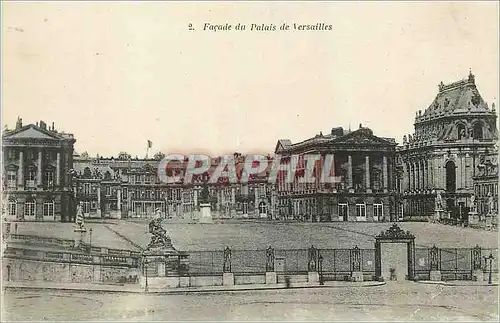 Ansichtskarte AK Facade du Palais de Versailles