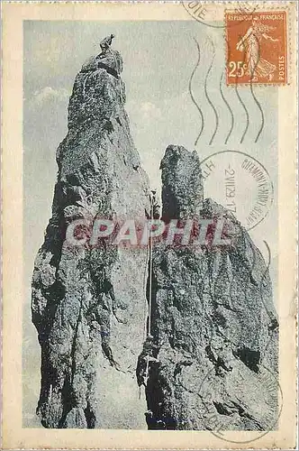 Cartes postales Escalade d une Aiguille