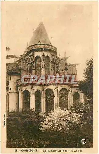 Cartes postales Compiegne Eglise Saint Antoine L Abside