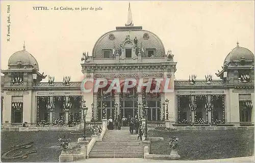 Cartes postales Vittel Le Casino un jour de gala