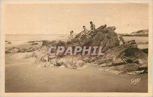 Ansichtskarte AK Saint Brevin L Ocean Rochers du Pointeau