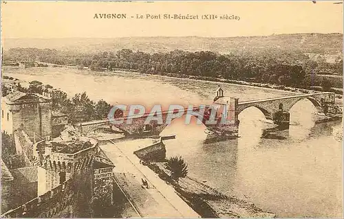 Cartes postales Avignon Le Pont St Benezet