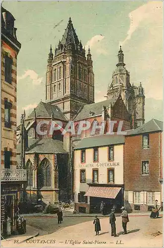 Cartes postales Coutances L Eglise Saint Pierre Delaune Coutelier