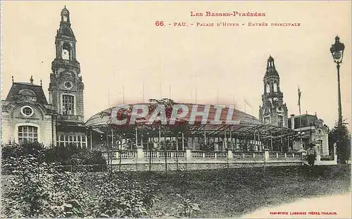 Cartes postales Pau Palais d Hiver Entree principale