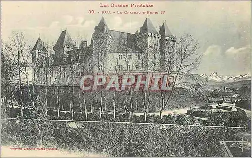 Cartes postales Pau Le Chateau Henri IV