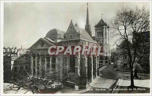 Cartes postales moderne Geneve La Cathedrale de St Pierre