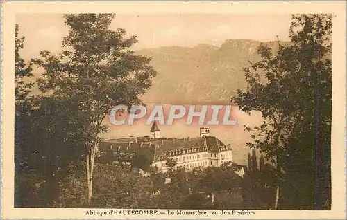 Ansichtskarte AK Abbaye d Hautecombe Le Monastere vu des Prairies