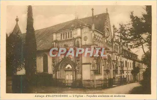 Cartes postales Abbaye d Hautecombe L Eglise Facades ancienne et moderne