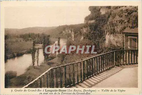 Cartes postales Grotte du Grand Roc a Laugerie Basse Les Eyzies Dordogne Vallee de la Vierge