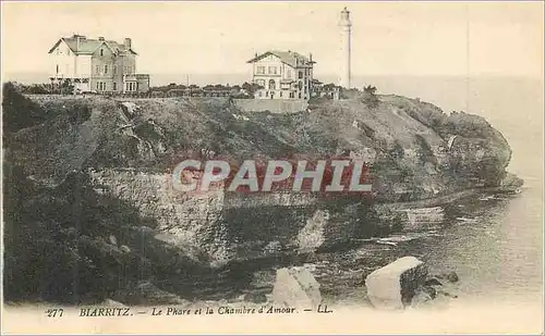 Cartes postales Biarritz Le Phare et la Chambre d Amour