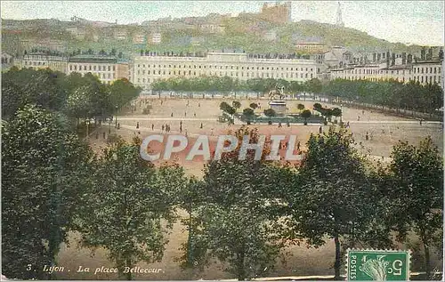 Cartes postales Lyon La Place Bellecour