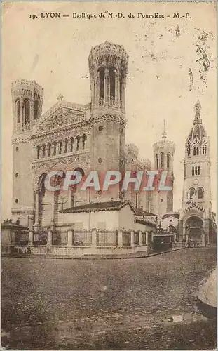 Cartes postales Lyon Basilique de ND de Fourviere