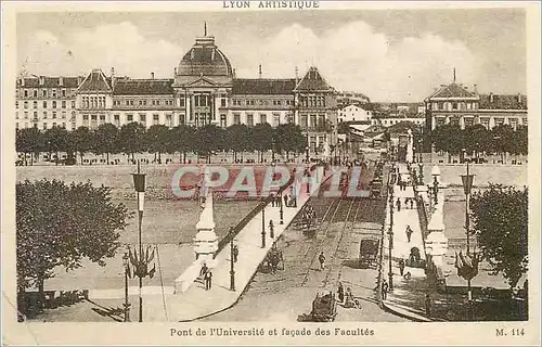 Ansichtskarte AK Lyon Pont de l Universite et facade des Facultes