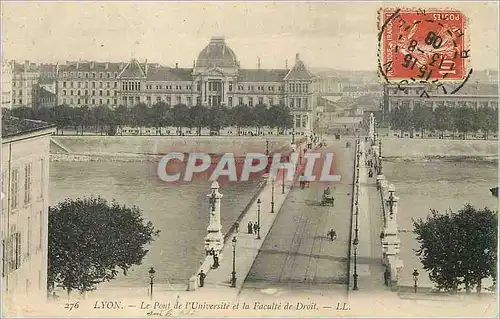 Ansichtskarte AK Lyon Le Pont de l Universite et la faculte de Droit